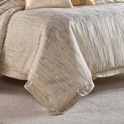 Cloud9 Design Naja Ivory Gold Duvet Set