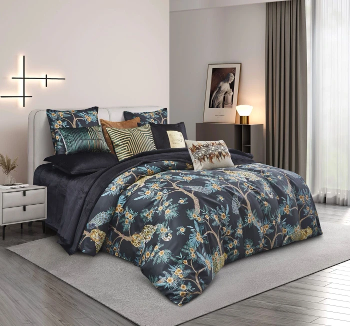 Cloud9 Design Borneo Black Jungle Duvet Cover