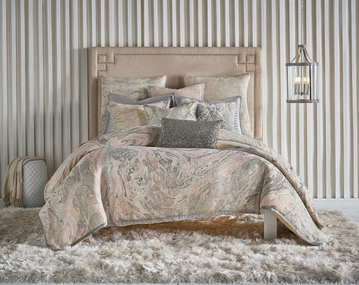 Cloud9 Design Granite Pink Linen Duvet Cover