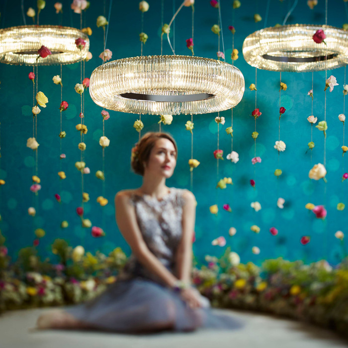 Cyan Design Beaming Around Pendant Large in Chrome