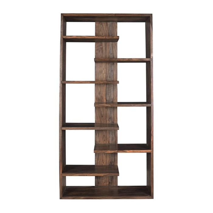 World Interiors - Acres 34" Bookshelf in Brownstone