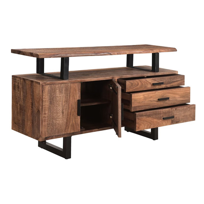 World Interiors - Acres 63" Sideboard in Brownstone