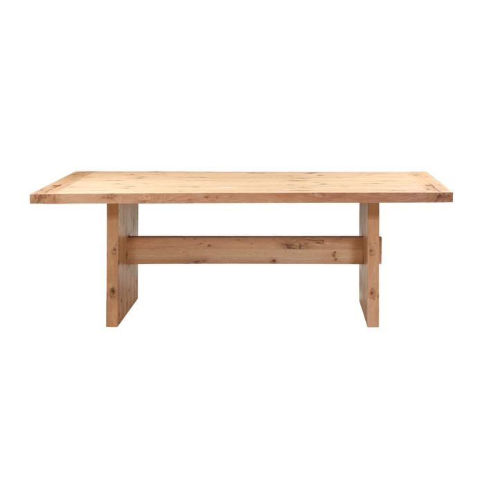 World Interiors - Alpine 85" Dining Table in Distressed Oak