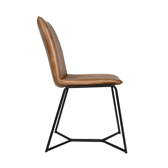 World Interiors - Brisbane Morgan Dining Chair in Hand Washed Taupe