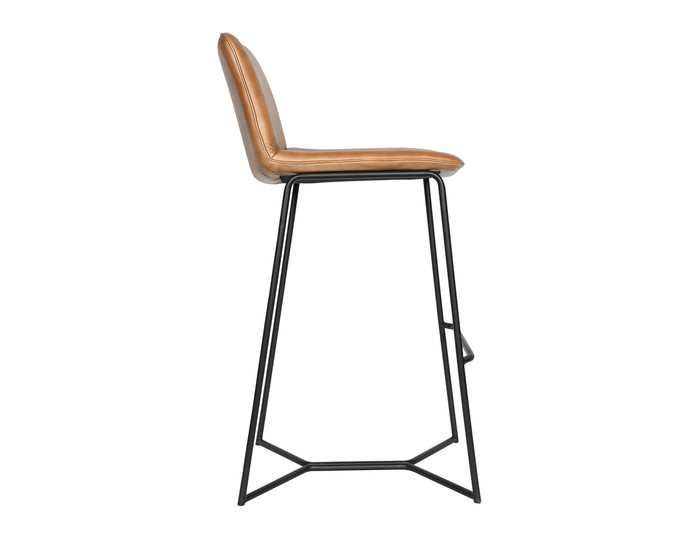 World Interiors - Brisbane Morgan Bar Chair in Hand Washed Taupe