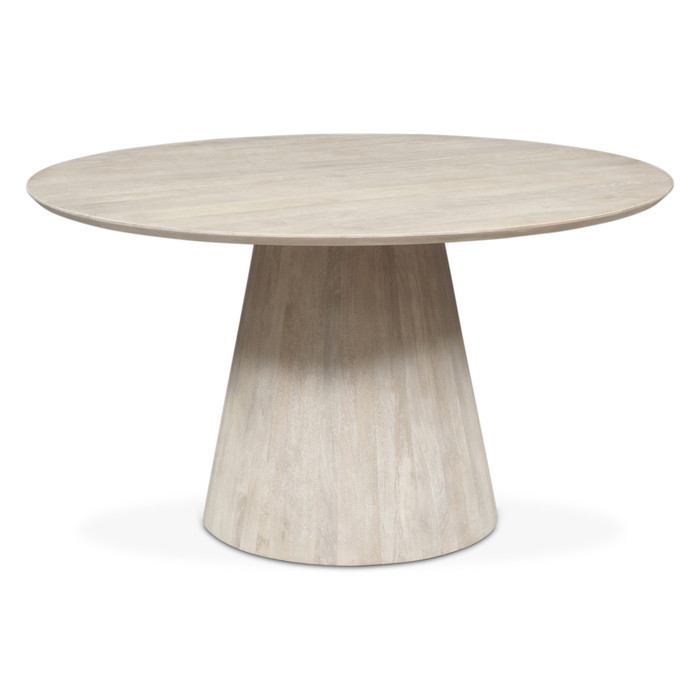 World Interiors - Calabasas 54" Dining Table in Natural White