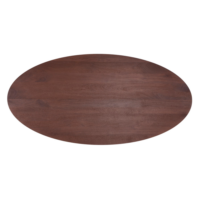World Interiors - Calabasas 86" Oval Dining Table in Toffee Nut