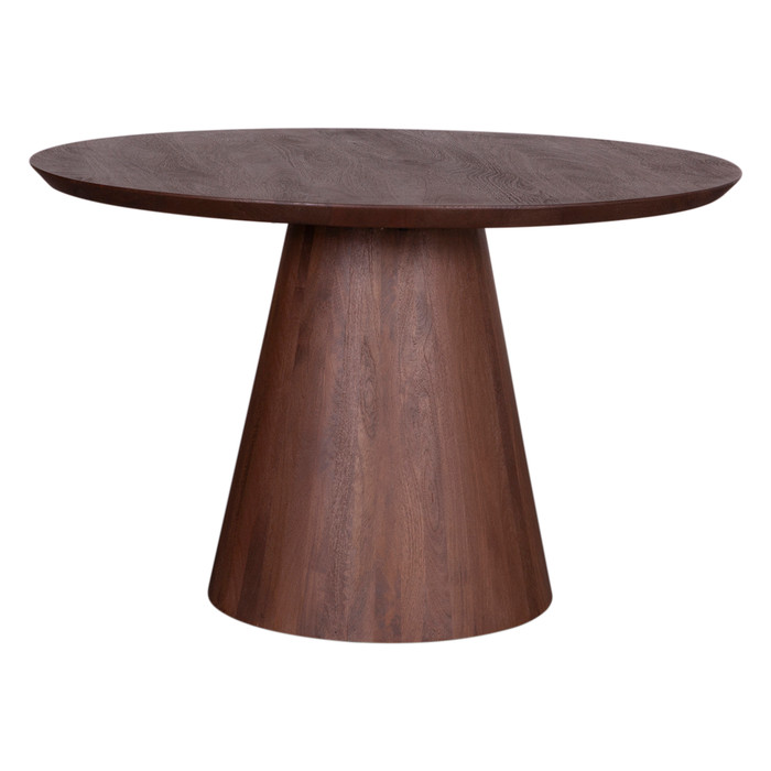 World Interiors - Calabasas 54" Round Dining Table in Toffee Nut