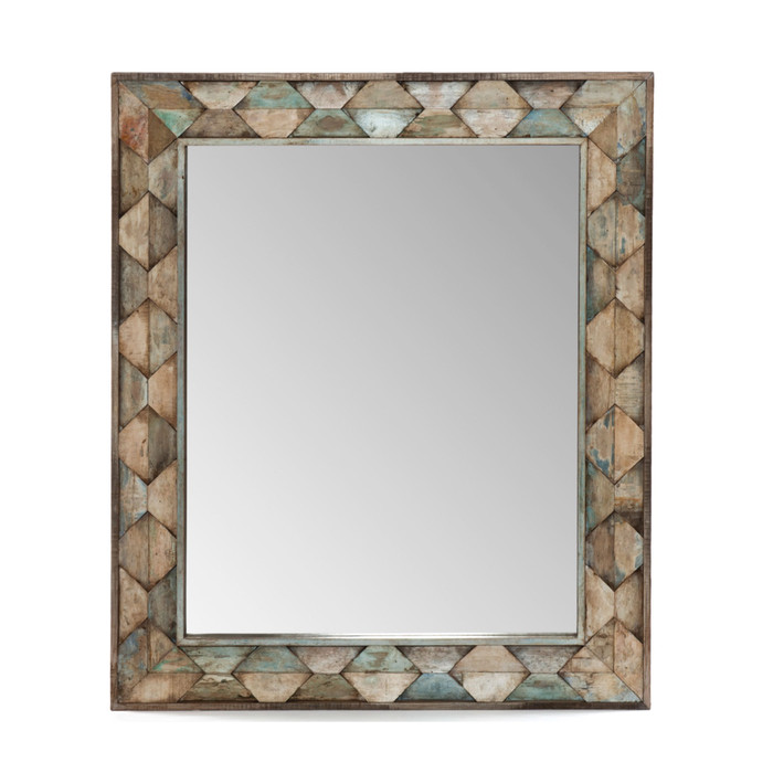 World Interiors - Cordoba Vintage Carved Mirror