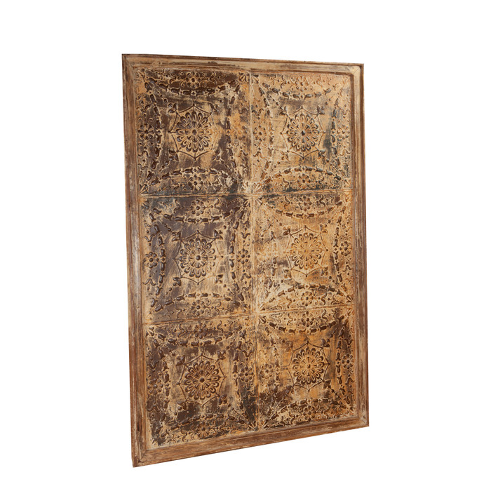 World Interiors - Curio Large Iron Ceiling Panel in Antique White