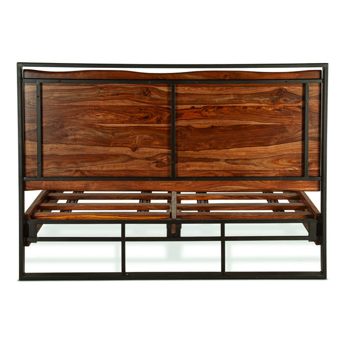 World Interiors - Elliston Queen Bed in Sheesham with Natural Finish