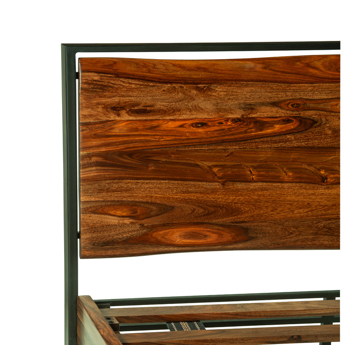 World Interiors - Elliston King Bed in Sheesham with Natural Finish