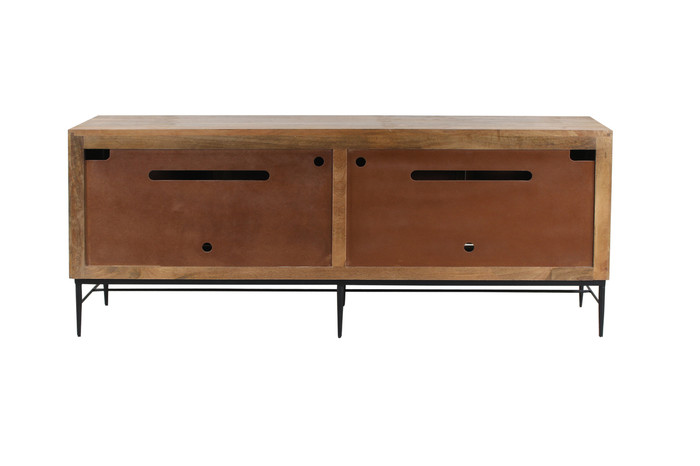 World Interiors - Fargo 80" Sideboard with Bone and Wood Inlay