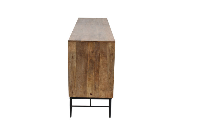 World Interiors - Fargo 80" Sideboard with Bone and Wood Inlay