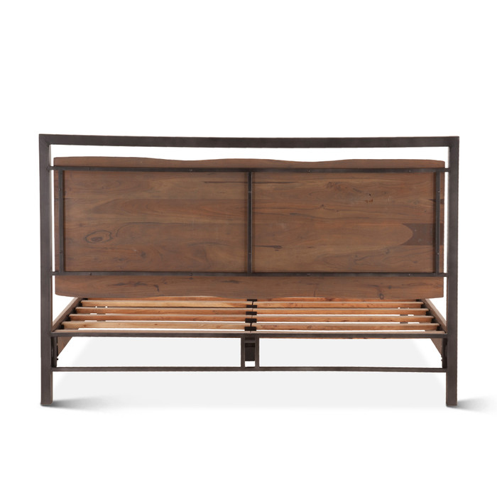 World Interiors - Glenwood King Bed in Smoked Acacia