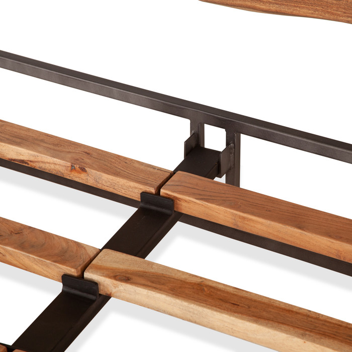 World Interiors - Glenwood King Bed in Smoked Acacia