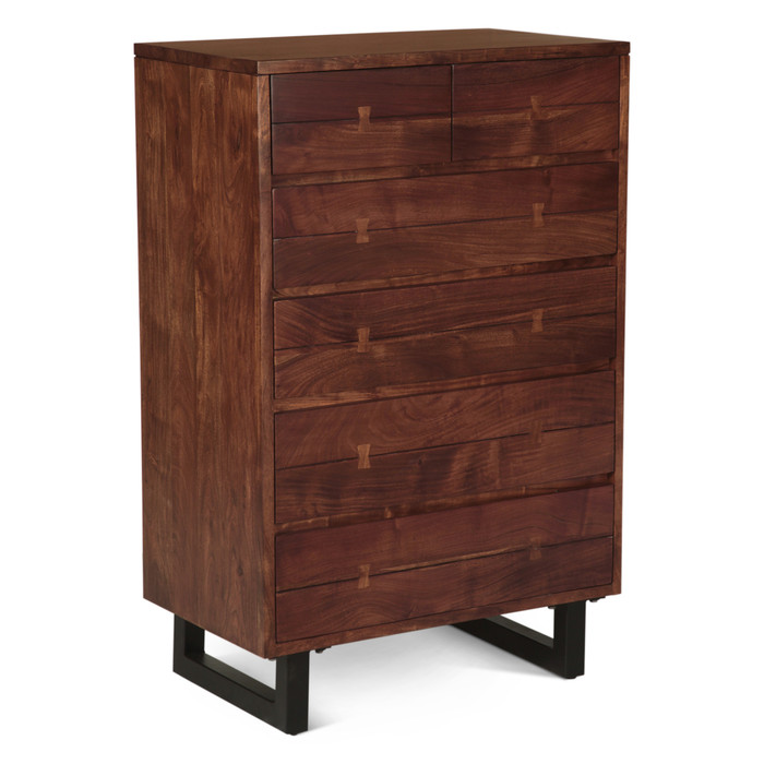 World Interiors - Glenwood 34" Tall Chest in Walnut