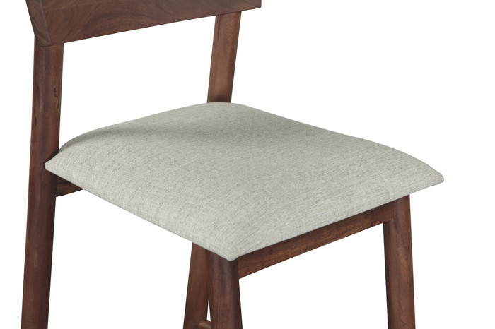 World Interiors - Hampton Upholstered Counter Chair in Walnut