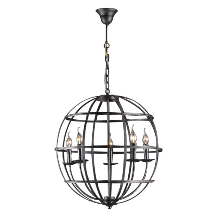 World Interiors - Heritage Rustic Globe Pendant - Medium