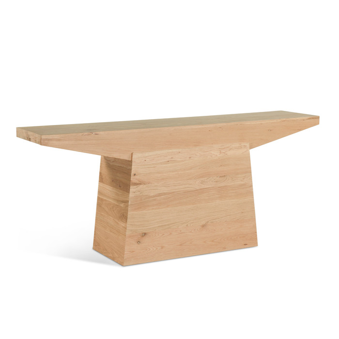 World Interiors - Incus 68" Console Table in Natural Oak