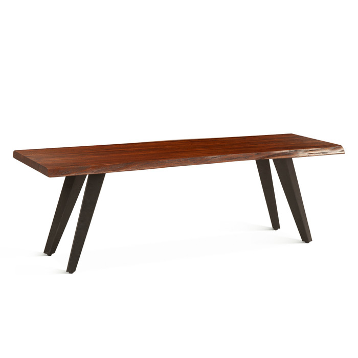 World Interiors - Knoxville 54" Bench in Walnut