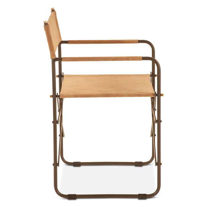 World Interiors - Lund Director's Chair in Sand Suede