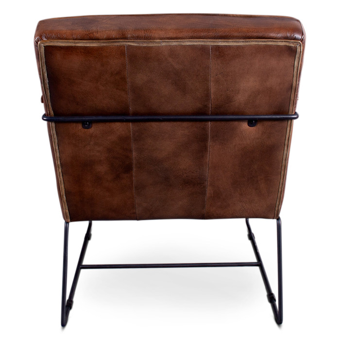 World Interiors - Melbourne Accent Chair in Antique Whiskey