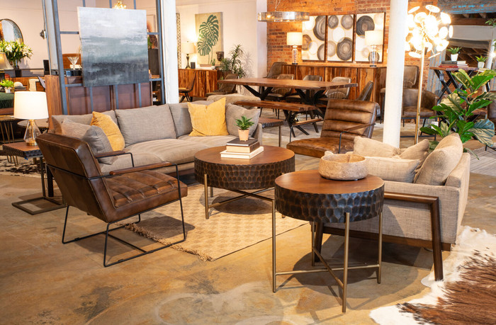 World Interiors - Melbourne Accent Chair in Antique Whiskey
