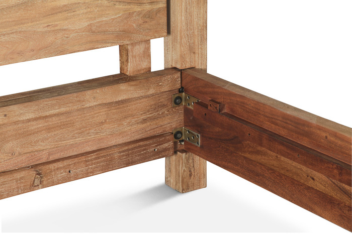 World Interiors - Mesa Canopy Queen Bed in Brushed Acacia