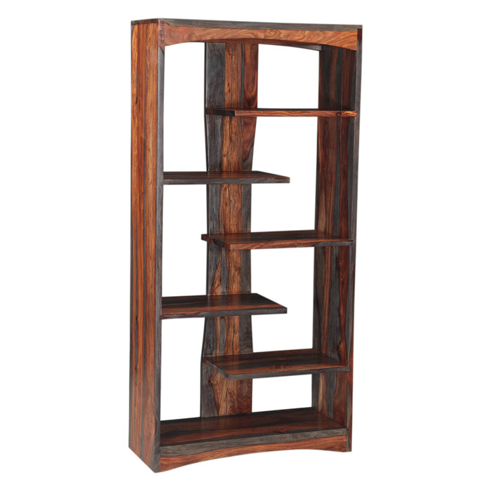 World Interiors - Monterey 34" Open Bookshelf in Capri Sheesham