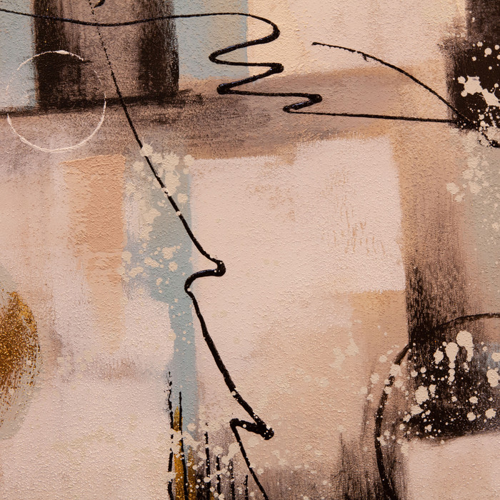 World Interiors - Echoes in Motion Hand Painted Framed Diptych
