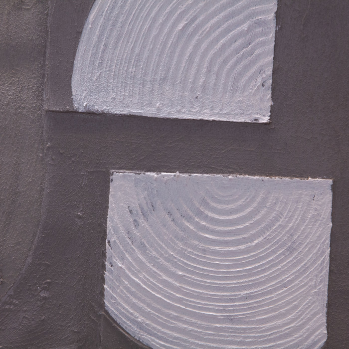 World Interiors - Fragmented Harmony Hand Painted Framed Diptych