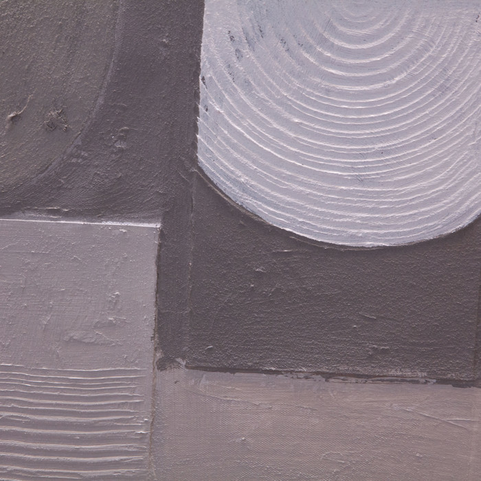 World Interiors - Fragmented Harmony Hand Painted Framed Diptych