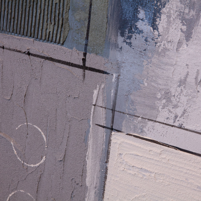 World Interiors - Parallel Horizons Hand Painted Framed Diptych