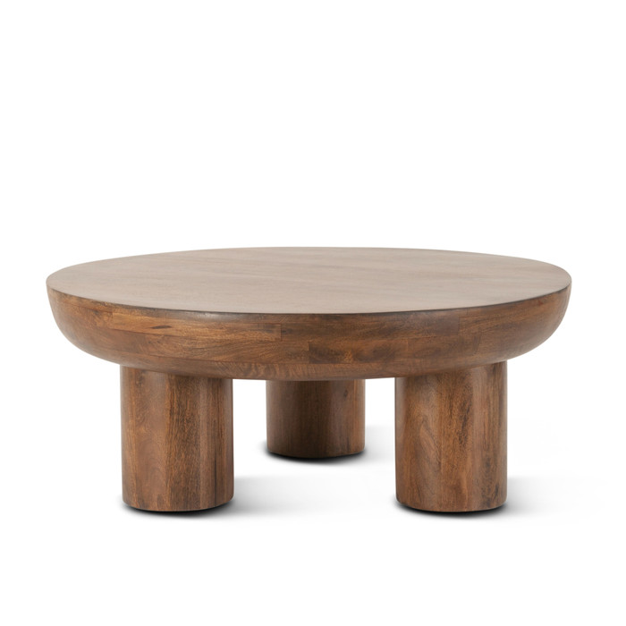 World Interiors - Noto 39" Coffee Table in Acorn Brown