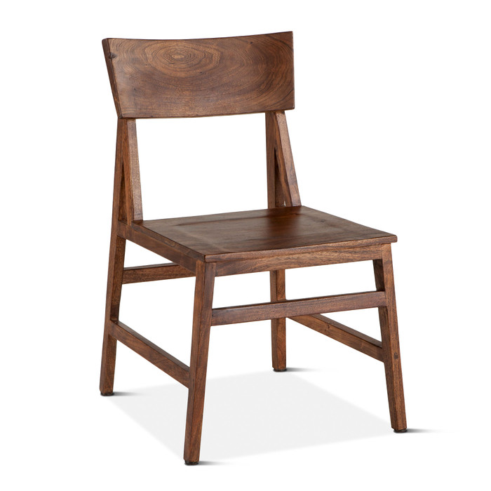 World Interiors - Nottingham Acacia Dining Chairs in Walnut Finish