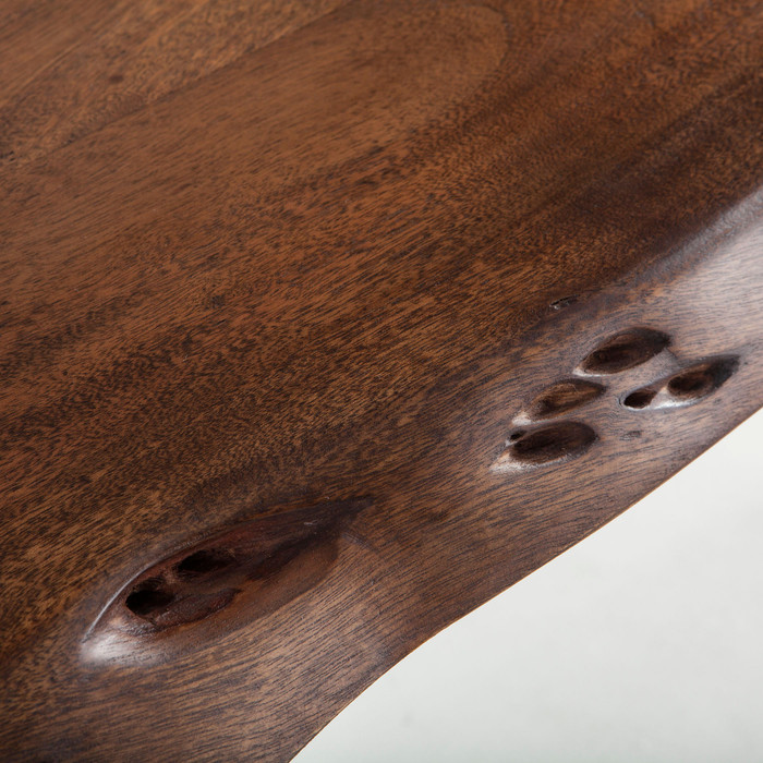 World Interiors - Nottingham 68" Console Table in Walnut Finish