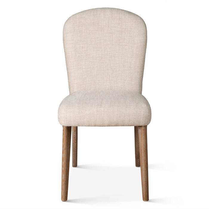 World Interiors - Olivia Dining Chair in Beige Linen