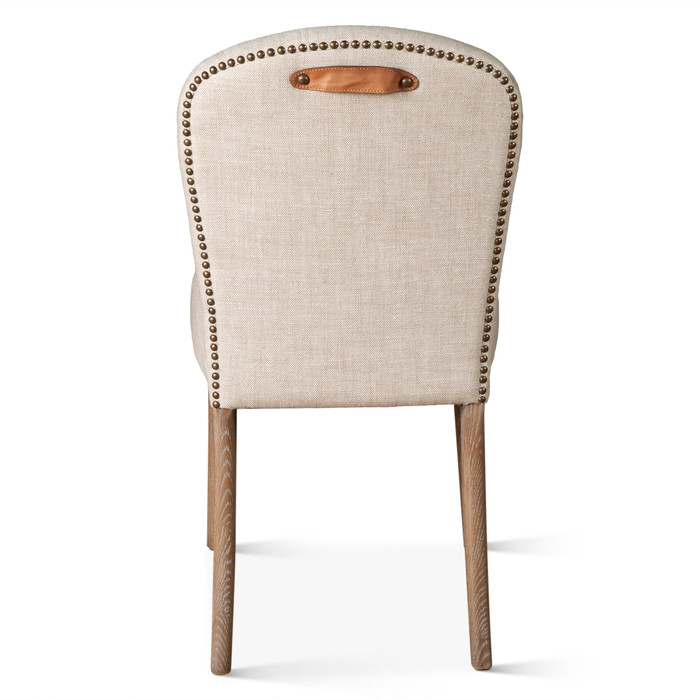 World Interiors - Olivia Dining Chair in Beige Linen