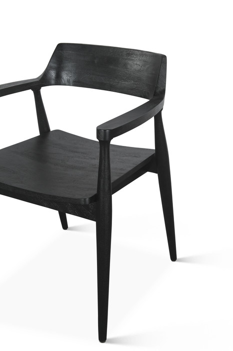 World Interiors - Oxford Dining Chair with Black Finish