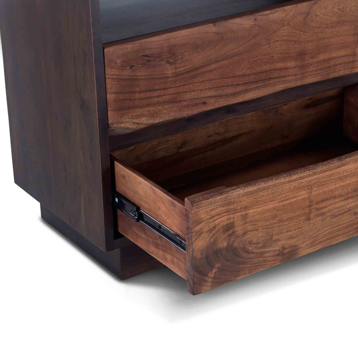World Interiors - Palermo Dresser in Acacia with Raw Walnut Finish