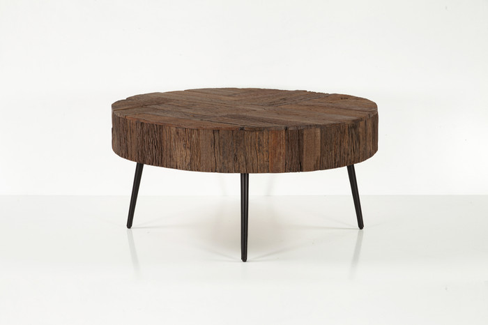 World Interiors - Palm Desert Modern Reclaimed Wood Coffee Table
