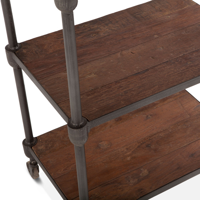 World Interiors - Paxton-Bookshelf 80in -reclaimed Teak