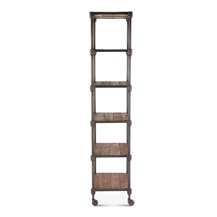 World Interiors - Paxton-Bookshelf 80in -reclaimed Teak