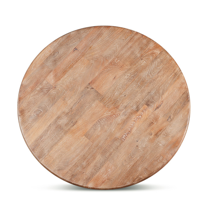 World Interiors - Pengrove 60" Round Dining Table in Antique Oak Finish