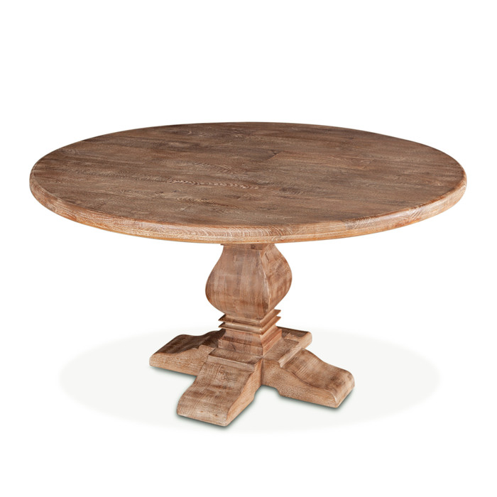 World Interiors - Pengrove 48" Round Dining Table in Antique Oak Finish