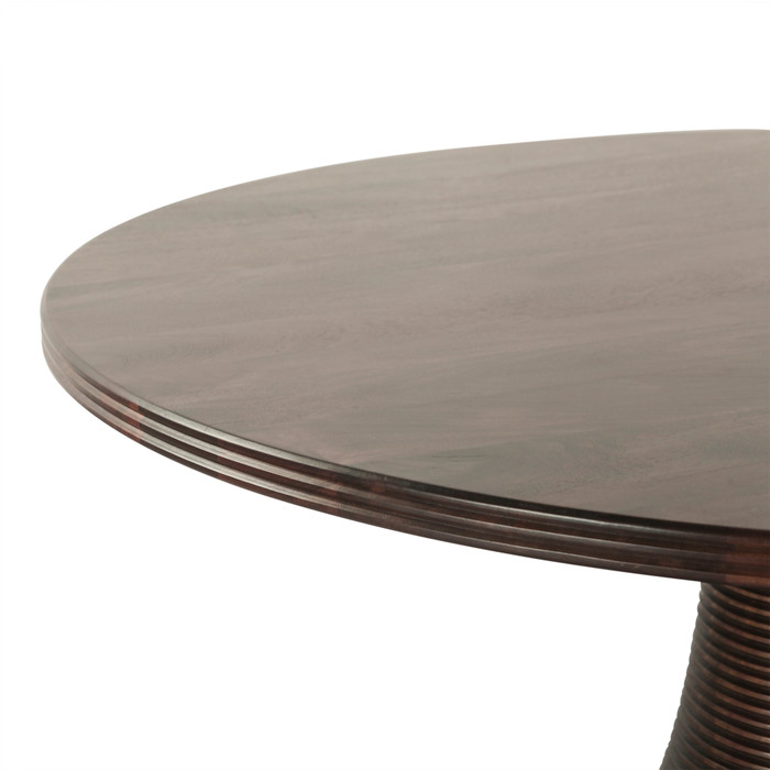 World Interiors - Provence 54" Round Dining Table in Dark Sienna