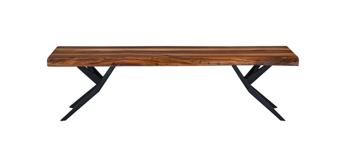 World Interiors - Rosewood 68" Bench in Natural Sheesham