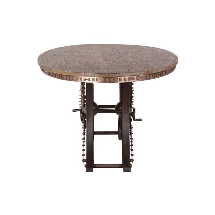 World Interiors - Rustic Revival Oval Dining Table
