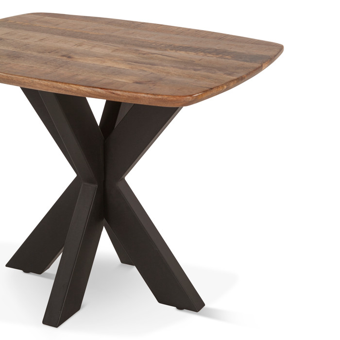 World Interiors - Santa Margherita 28" Side Table in Natural Finish